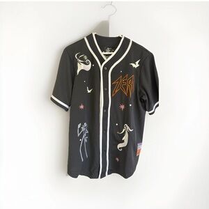 Disney Black Jersey with White and Orange Details
NWT